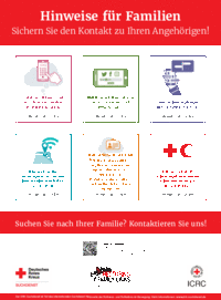 Präventionsplakat für geflüchtete Familien