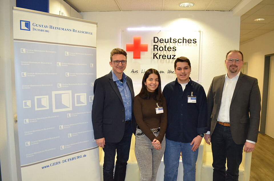 Schüler*innen der Gustav-Heinemann-Realschule Duisburg
