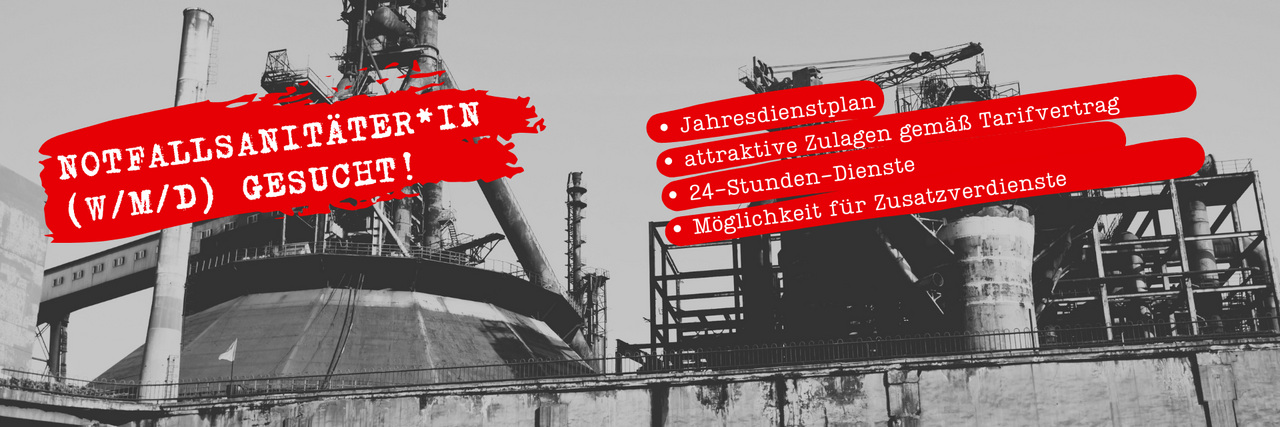 Wir suchen Notfallsanitäter*innen